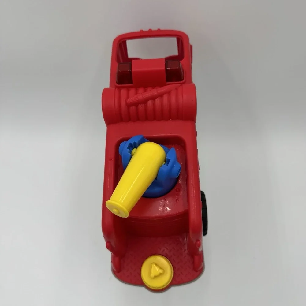 Fisher-Price Little People Helping Others Red Fire Truck Only - Lights & Sounds!
